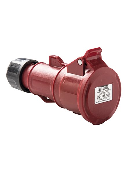Base enchufe FAMATEL industrial 32A 3P+N+T 380/415V