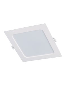 Aplique empotrable cuadrado DUOLEC LED Oporto 12 W 4000K Acabado/s Blanco