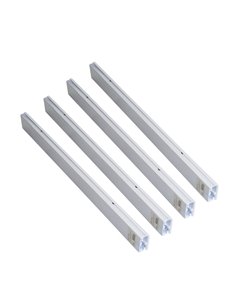 Kit perfiles aluminio sobreponer pantalla LED DUOLEC Glasgow