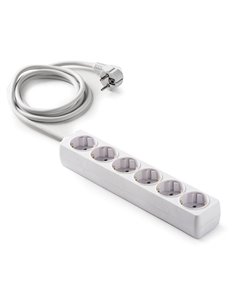 Base enchufe DUOLEC múltiple con cable Tomas 6