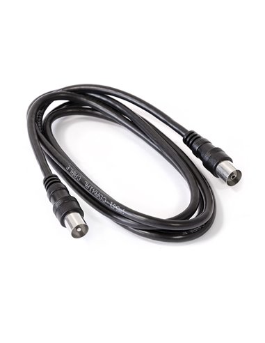 Prolongador coaxial AXIL antena tv negro Longitud 1,5 M