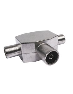 Conector triple blindado antena AXIL 1 hembra-2 machos, Bolsa