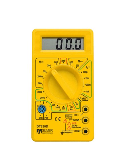 Multímetro digital SILVER ELECTRONICS DT-832