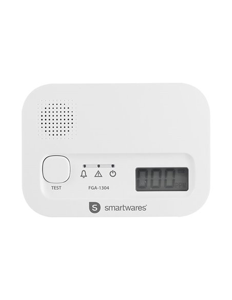 Detector de monóxido de carbono SMARTWARES FGA-1304