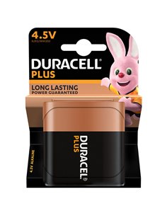 Pila alcalina 3LR12 (4,5V) DURACELL Plus. 10 unidades