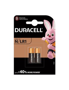 Pila alcalina N (LR1) DURACELL Gama Security. 20 unidades