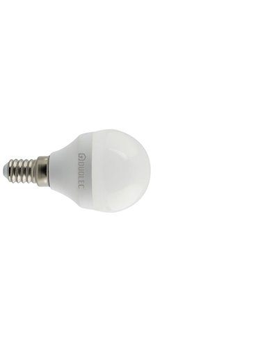 Bombilla Led mini globo DUOLEC E14 luz fría 7w