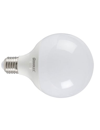 Bombilla Led globo DUOLEC G95 luz cálida 15 W