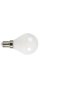 Bombilla con filamento Led mini globo opal DUOLEC E14 luz cálida 4 W