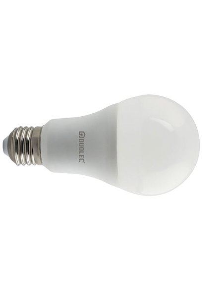 Bombilla Led estándar DUOLEC E27 luz cálida 20 W