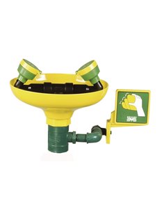 Lavaojos de pared FARU con compensador automático del flujo