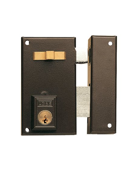 Cerradura sobreponer YALE modelo 56A niquelada Mano Izquierda