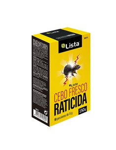 Raticida LISTA cebo fresco