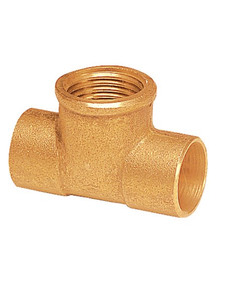 Racor latón soldar METALGRUP T hembra Diámetro 15 MM