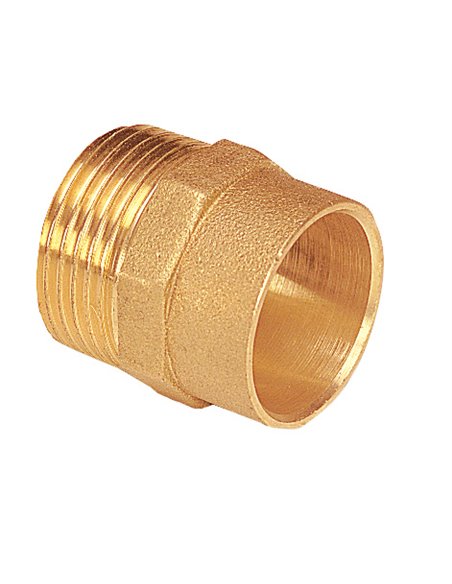 Racor latón soldar METALGRUP entronque macho Medida/s Ø15x1/2 IN
