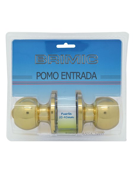 Cerraduras pomo MICEL puerta entrada Acabado/s Latón pulido