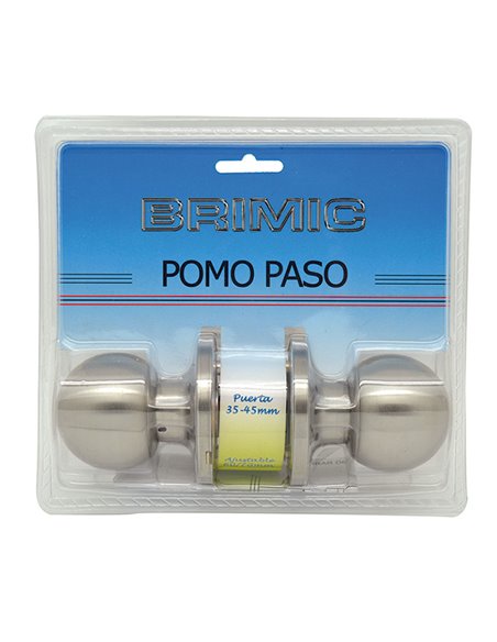 Cerradura pomo MICEL puerta paso Acabado/s Blanco