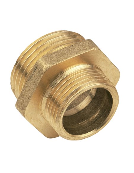 Racor latón METALGRUP reducción contrarrosca macho-macho Diámetro rosca 3/4X1 IN