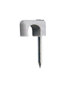 GRAPA PLAST. BLANCO 7,3X4,1mm. 8U.EHS