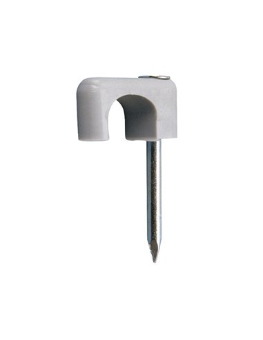 GRAPA PLAST. BLANCO N.10 mm. 6U.EHS