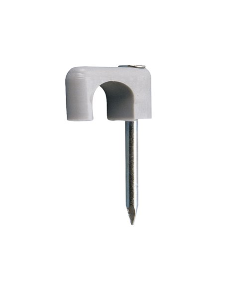 GRAPA PLAST. BLANCO N.5 mm. 8U.EHS