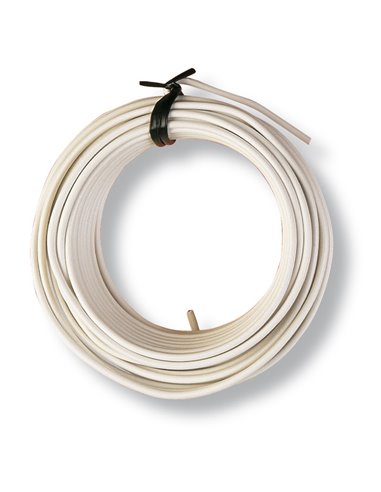 ALAMBRE Hş.PLAST.BLANCO ROLLO 50M.