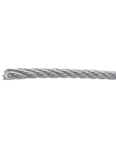 CABLE ACERO GALV. 6X7+1 5MM X 100M.