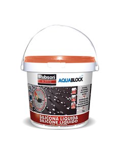 SILICONA LÍQUIDA AQUABLOCK  1 KG.TEJA