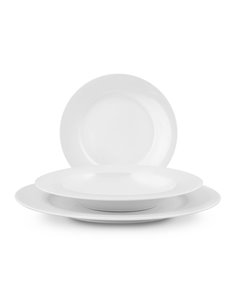 PLATO POSTRE NBC ALA BLANCO 20 CM.