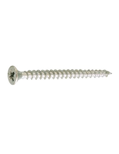 Tornillo Pozidrive cincado EHS para aglomerado Dimensiones 3,5X25 MM