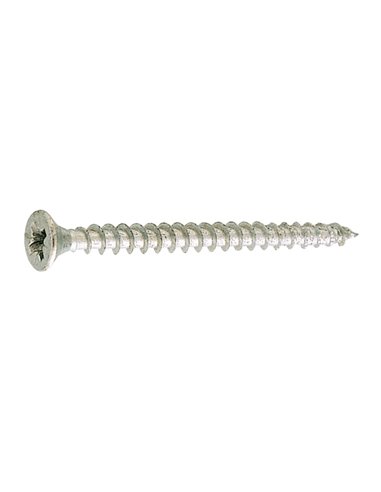 Tornillo Pozidrive cincado EHS para aglomerado Dimensiones 4X30 MM