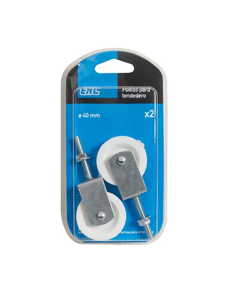POLEA TENDEDERO.R.NILON.TUERCA S/G.2 UNI
