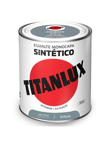 TITANLUX GRIS ACERO 750 ML