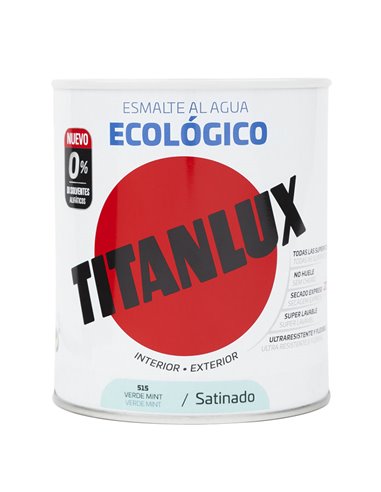 TITANLUX BASE AGUA VERDE MINT 750ML SAT.