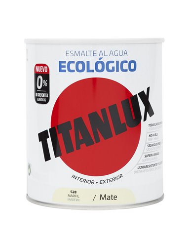 TITANLUX BASE AGUA MARFIL 750ML MAT.