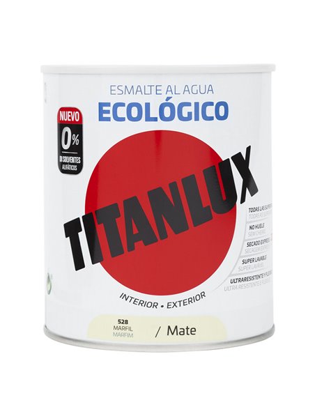 TITANLUX BASE AGUA MARFIL 750ML MAT.