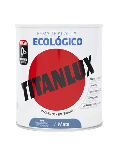 TITANLUX BASE AGUA GRIS MARENG 750ML MAT