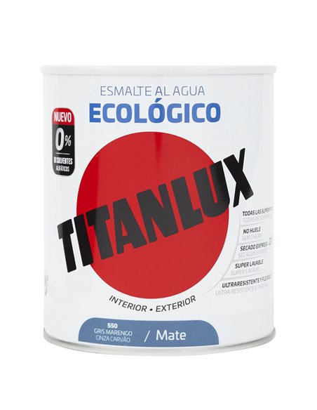 TITANLUX BASE AGUA GRIS MARENG 750ML MAT