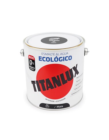 TITANLUX BASE AGUA NEGRO 750ML MATE