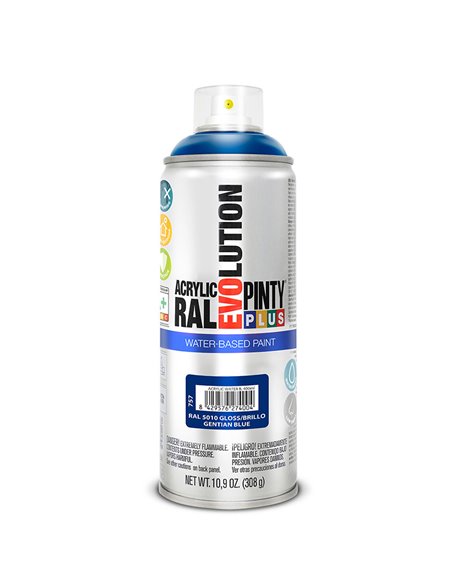 PINTURA SPRAY BASE AGUA AZUL 400ML