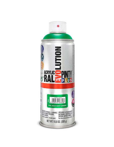 PINTURA SPRAY ACRILICA VERDE MENTA 400ML