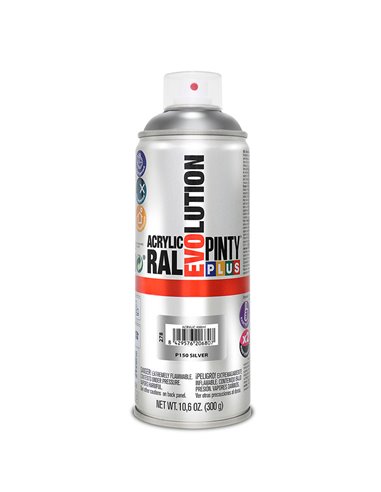 PINTURA SPRAY ACRILICA PLATA PURPURINA