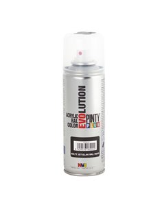 PINTURA SPRAY ACRILICA NEGRO MATE 200ML