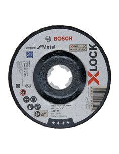 Disco desbaste metal BOSCH X-lock Expert  10 unidades Diámetro disco 125 MM