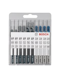Juego sierra de calar madera/metal BOSCH  Basic, 10 unidades