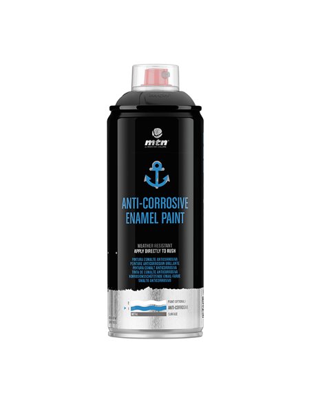 SPRAY ESMALTE ANTICORROSIVO NEGRO 400 ML