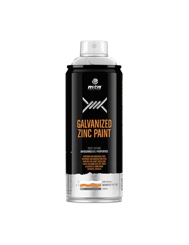 SPRAY PINTURA PLATA GALV. ZINC BR 400 ML