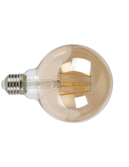 LAMP.LED FILAM.GLOBO G95  8W 2500K VINTA