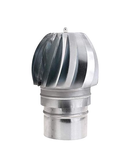 Aspirador giratorio para humo ODEM galvanizado Diámetro 150 MM