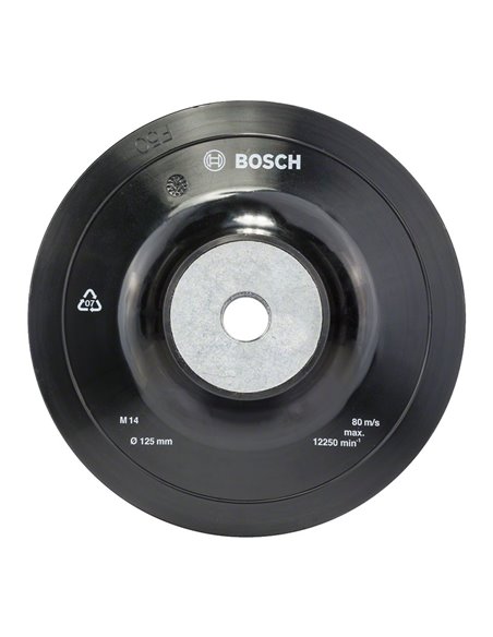 Plato lijador para amoladoras BOSCH Diámetro disco 125 MM